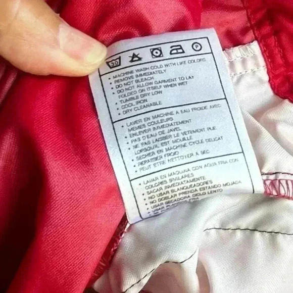 Vtg 90’s Nike Men’s Red Hooded Anorak 1/2 Zip Pullover Windbreaker Jacket Sz XL - Picture 13 of 16